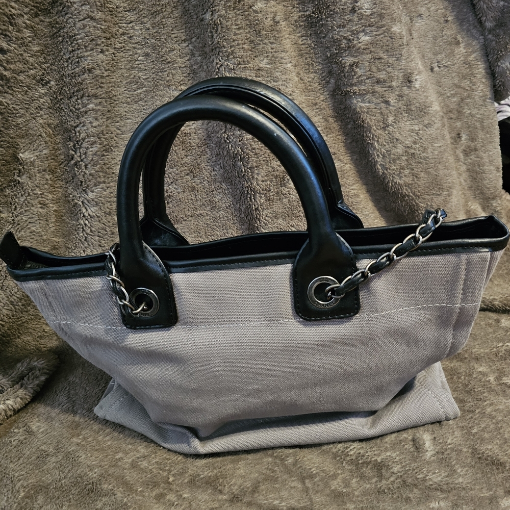 Chanel Tan Canvas Tote Bag - Picture 14 of 15